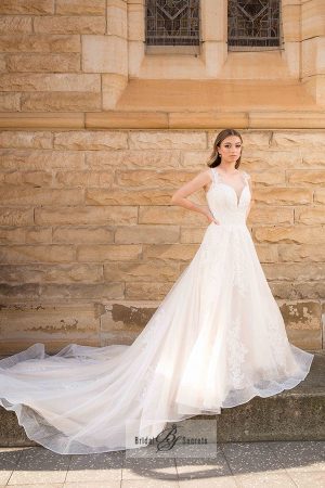 Ava A Line Wedding Dress Bridal Secrets